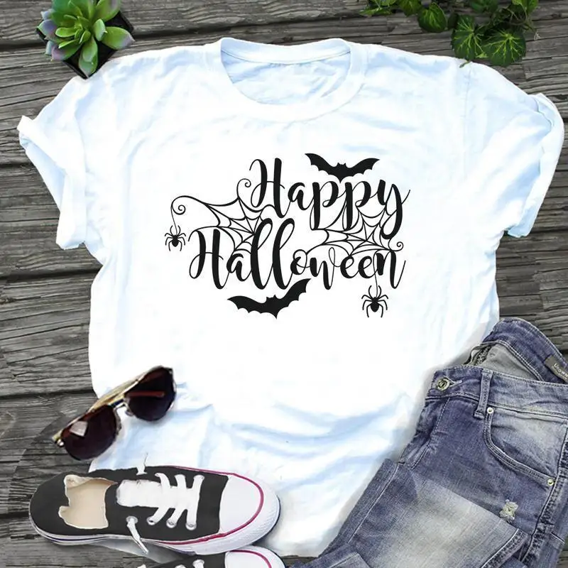 Футболка «Счастливый Хэллоуин» «Летучие мыши и пауки», 100% хлопок премиум-класса
Футболка «Счастливый Хэллоуин» «Летучие мыши и пауки», 100% хлопок премиум-класса