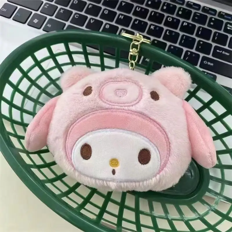 Sanrio Kuromi Plush Keychain Wallet Melody Cinnamoroll Plushies Coin Purse Earphone Organizer Bag omament Key Ring Girls Gifts
Sanrio Kuromi Plush Keychain Wallet Melody Cinnamoroll Plushies Coin Purse Earphone Organizer Bag omament Key Ring Girls Gifts