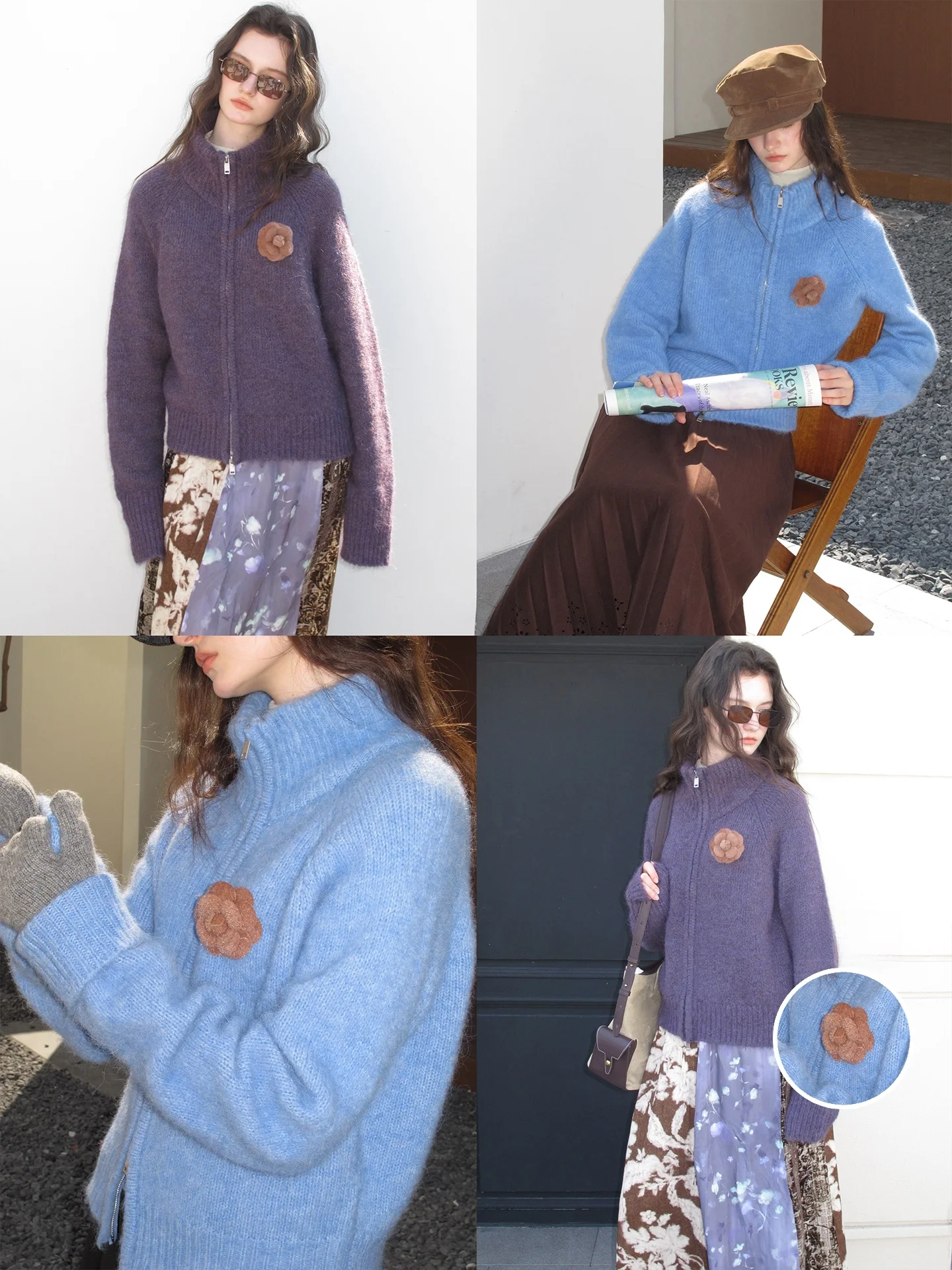 Женский свитер из альпаки с двойной молнией, высоким воротником, длинным ворсом, 3D-вышивкой в виде цветов, для повседневной носки, эксклюзивно онлайн, зимняя мода
Женский свитер из альпаки с двойной молнией, высоким воротником, длинным ворсом, 3D-вышивкой в виде цветов, для повседневной носки, эксклюзивно онлайн, зимняя мода