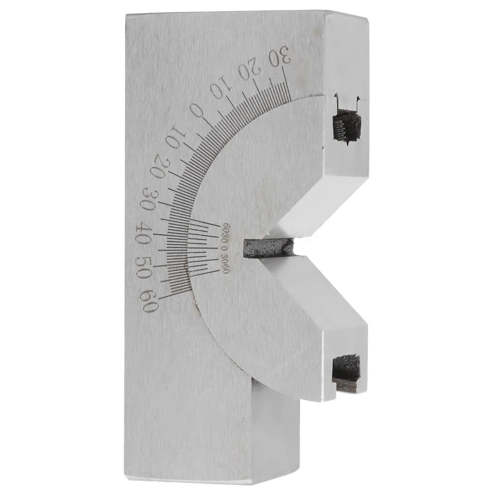 D Alloy Steel Angle V Block Engraved Scale Silver Adjustable Angle Gauge Block Shape Easy to Use Adjustable V Block
D Alloy Steel Angle V Block Engraved Scale Silver Adjustable Angle Gauge Block Shape Easy to Use Adjustable V Block