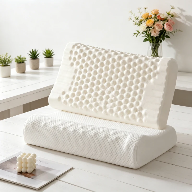 Thai Natural Latex Cervical Pillow Ergonomic Shape Soft Air-permeable Cushion Relieve Neck Pressure For Household Night Sleep
Thai Natural Latex Cervical Pillow Ergonomic Shape Soft Air-permeable Cushion Relieve Neck Pressure For Household Night Sleep