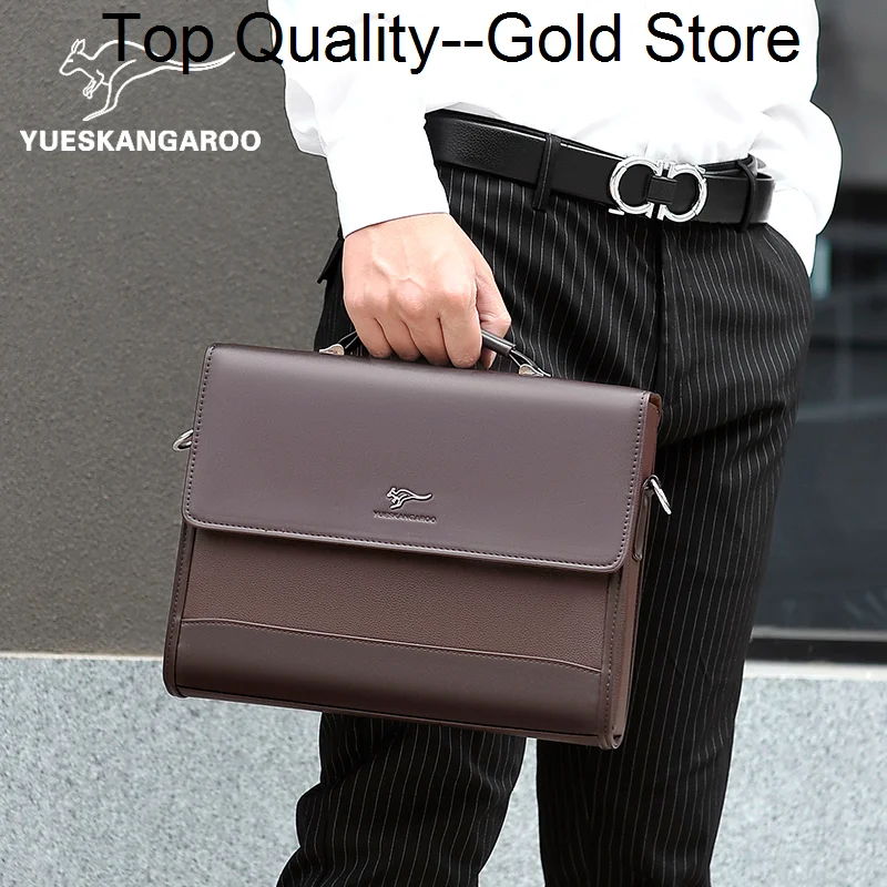 KANGAROO Luxury Brand PU Leather Man Handbags Business Briefcase Large Capacity Travel Office Men Shoulder Bag Messenger
KANGAROO Luxury Brand PU Leather Man Handbags Business Briefcase Large Capacity Travel Office Men Shoulder Bag Messenger