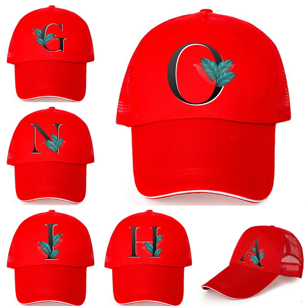 Fashion Women Men Baseball Caps Summer Breathable Mesh Leaf Letter Print Snapback Hats Red Casual Sport UV-proof Visors Hats Cap
Fashion Women Men Baseball Caps Summer Breathable Mesh Leaf Letter Print Snapback Hats Red Casual Sport UV-proof Visors Hats Cap