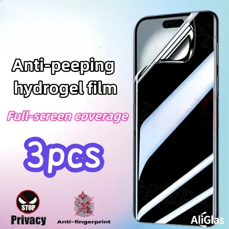 3pcs Anti-Spy Hydroge Film Screen Protector for Samsung Galaxy S26 S25Plus Note 10 20 Film for Samsung S22 S24 S25 Ultra FE Edge
3pcs Anti-Spy Hydroge Film Screen Protector for Samsung Galaxy S26 S25Plus Note 10 20 Film for Samsung S22 S24 S25 Ultra FE Edge