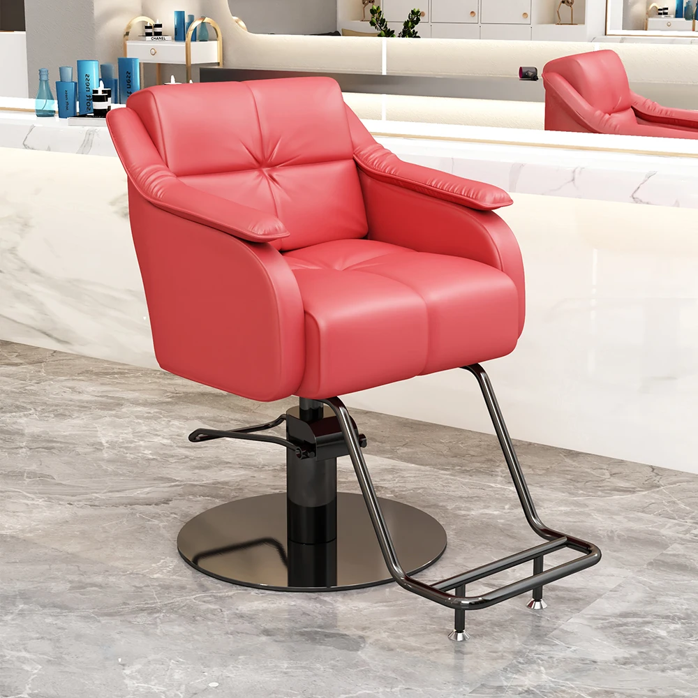 Luxury Ergonomic Barber Chair Nordic Unique Personalized Simple Hairdresser Chair Professional Salon Kapperstoel Hair Furniture
Luxury Ergonomic Barber Chair Nordic Unique Personalized Simple Hairdresser Chair Professional Salon Kapperstoel Hair Furniture