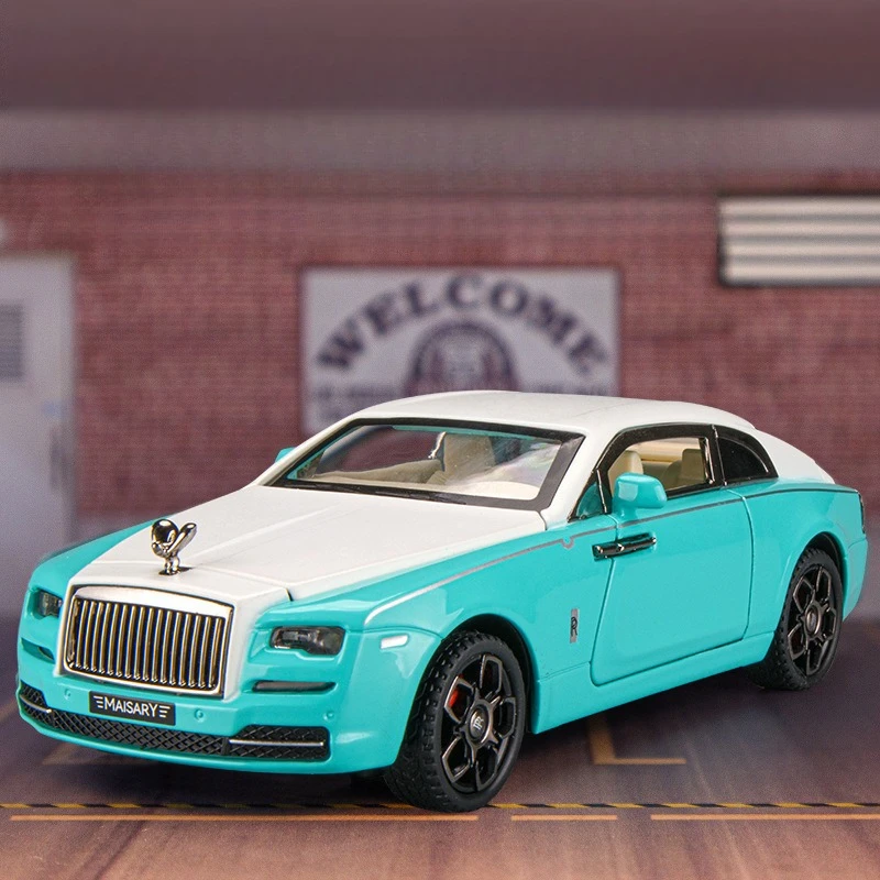 Simulation 1:32 Rolls Phantom Alloy Luxury Car Model with Sound and Light Toys Wholesale
Simulation 1:32 Rolls Phantom Alloy Luxury Car Model with Sound and Light Toys Wholesale