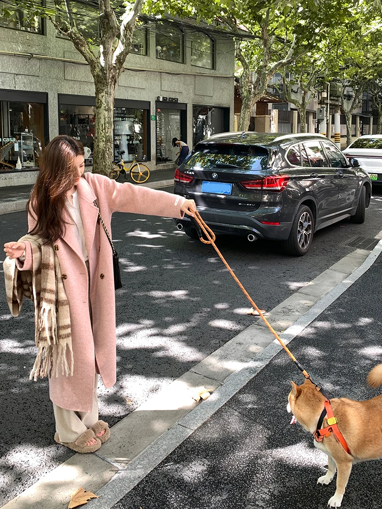 Su Jiuer Pink Double-Faced Woolen Coat Women's 2025 New Sle Autumn Winter High-End Feeling Woolen Winter Outerwear
Su Jiuer Pink Double-Faced Woolen Coat Women's 2025 New Sle Autumn Winter High-End Feeling Woolen Winter Outerwear