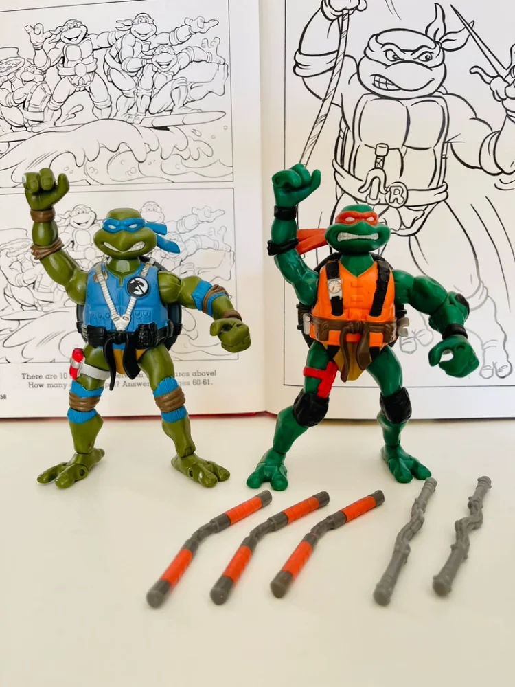 Original 2013 Turtles Leonardo Raphael Michelangelo Donatello Action Figures Collection Toy Model Ornament Boy Gift
Original 2013 Turtles Leonardo Raphael Michelangelo Donatello Action Figures Collection Toy Model Ornament Boy Gift