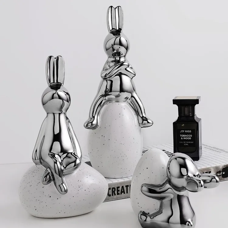 Luxe Rabbit Ceramic Craft - Home Decor Item, Décoration Maison, Creative TV Cabinet/Wine Bar Ornament for Living Room
Luxe Rabbit Ceramic Craft - Home Decor Item, Décoration Maison, Creative TV Cabinet/Wine Bar Ornament for Living Room