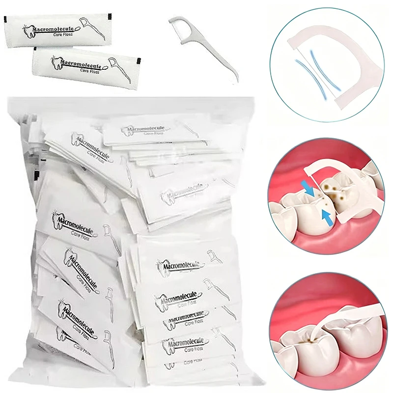 50/100PCS Disposable Dental Floss Going Ultra-Fine Portable Toothpicks Out Individually Wrapped Dental Floss Hotel Travel Home
50/100PCS Disposable Dental Floss Going Ultra-Fine Portable Toothpicks Out Individually Wrapped Dental Floss Hotel Travel Home