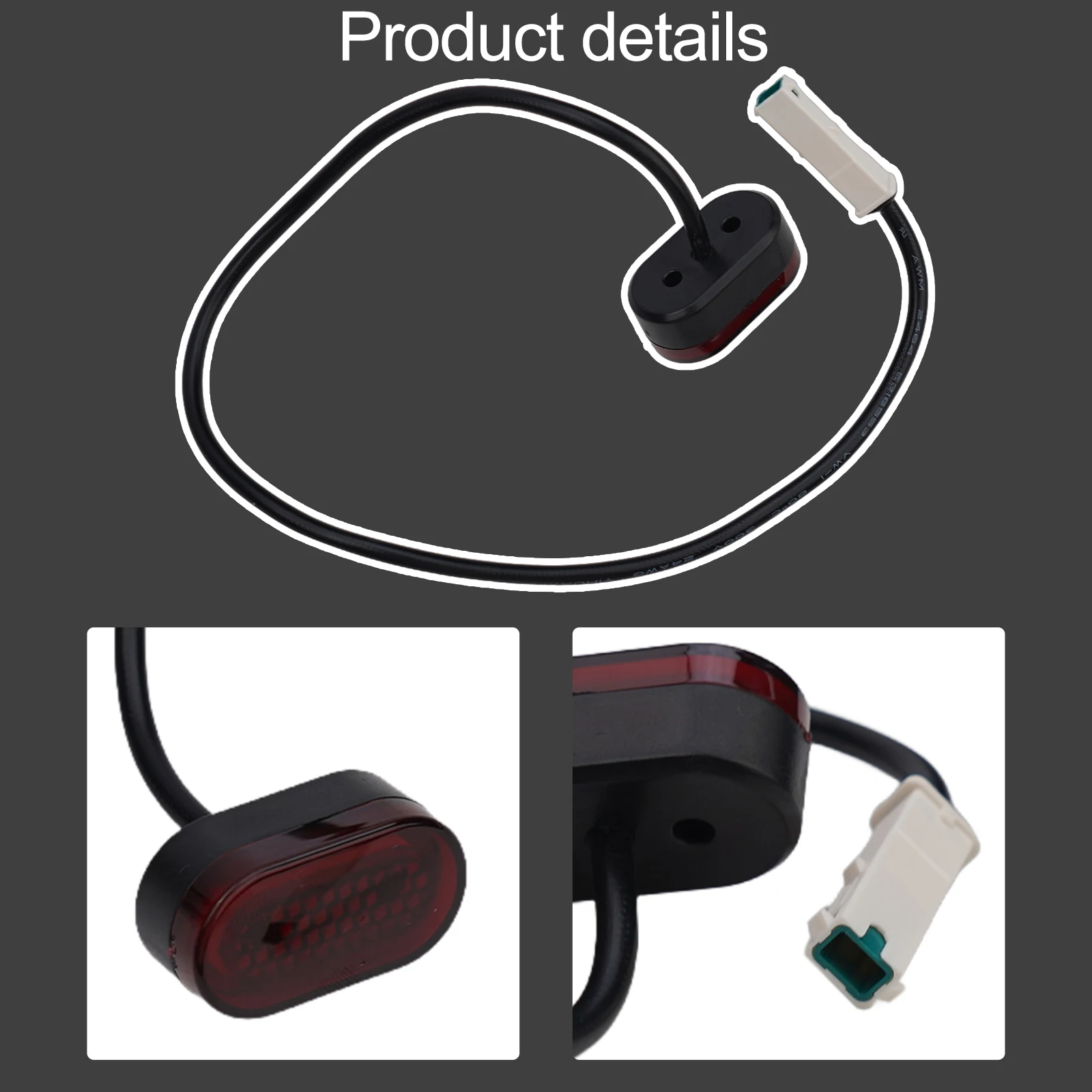 Лампа Задний фонарь для вождения Универсальный стоп-сигнал для скейтборда Тормозная мастерство Инженерная долговечная безопасность
Лампа Задний фонарь для вождения Универсальный стоп-сигнал для скейтборда Тормозная мастерство Инженерная долговечная безопасность