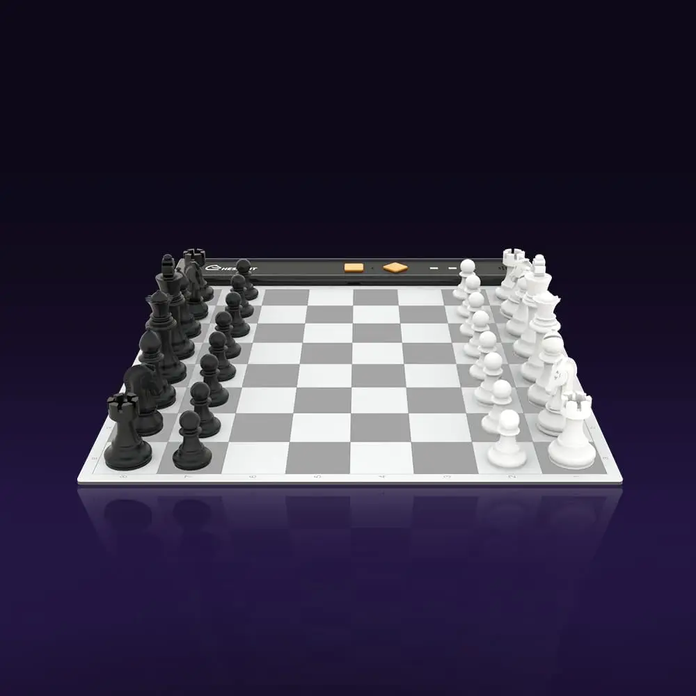 Portable Travel Electronic Chess Board with Full Piece Recognition & Magnetic Pieces, Compact Smart Chess Computer for Travel
Portable Travel Electronic Chess Board with Full Piece Recognition & Magnetic Pieces, Compact Smart Chess Computer for Travel