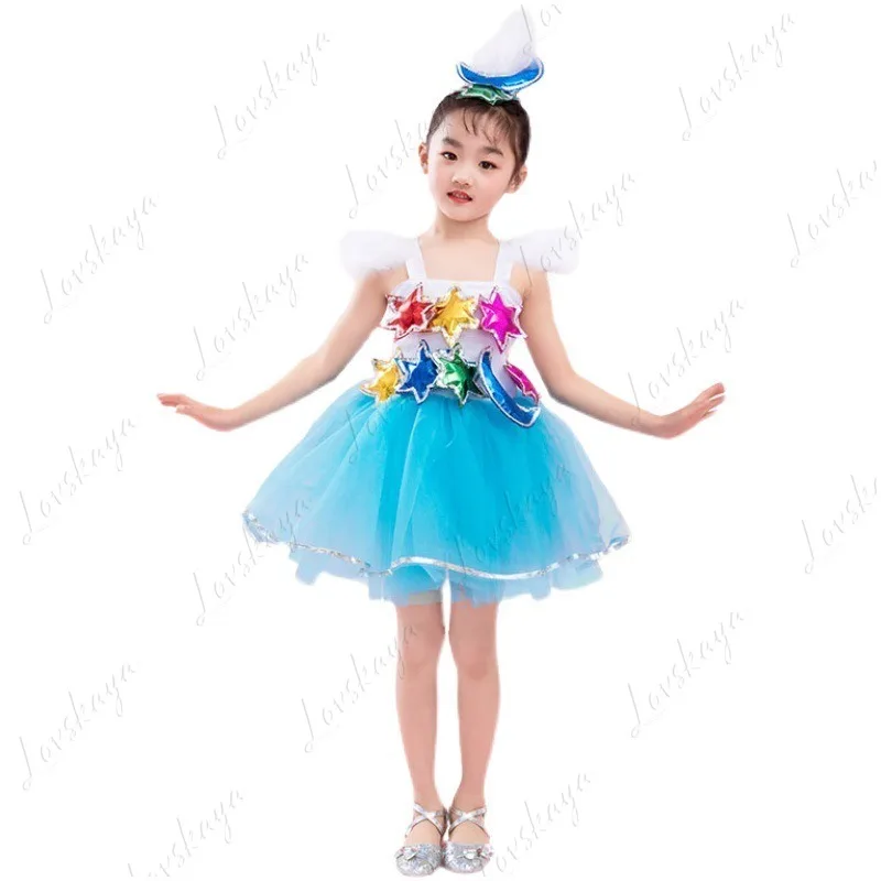 Girls Cute Dance Gauze Skirt Costume Children's Performance June 1st Kindergarten Happy Costume
Girls Cute Dance Gauze Skirt Costume Children's Performance June 1st Kindergarten Happy Costume
