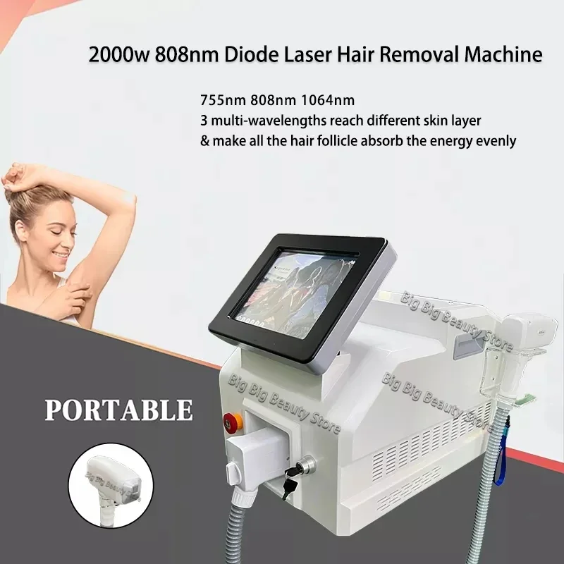 Diode Laser Hair Remov Machine 3 Wavelength Germany High Quality 808 1064Nm Portable Painless Powerful Professional
Diode Laser Hair Remov Machine 3 Wavelength Germany High Quality 808 1064Nm Portable Painless Powerful Professional
