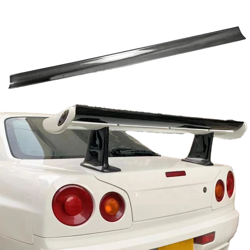 Оригинальный стиль OEM задний спойлер для NISSAN Skyline R34 GTR, замена углеродного волокна, установка
Оригинальный стиль OEM задний спойлер для NISSAN Skyline R34 GTR, замена углеродного волокна, установка