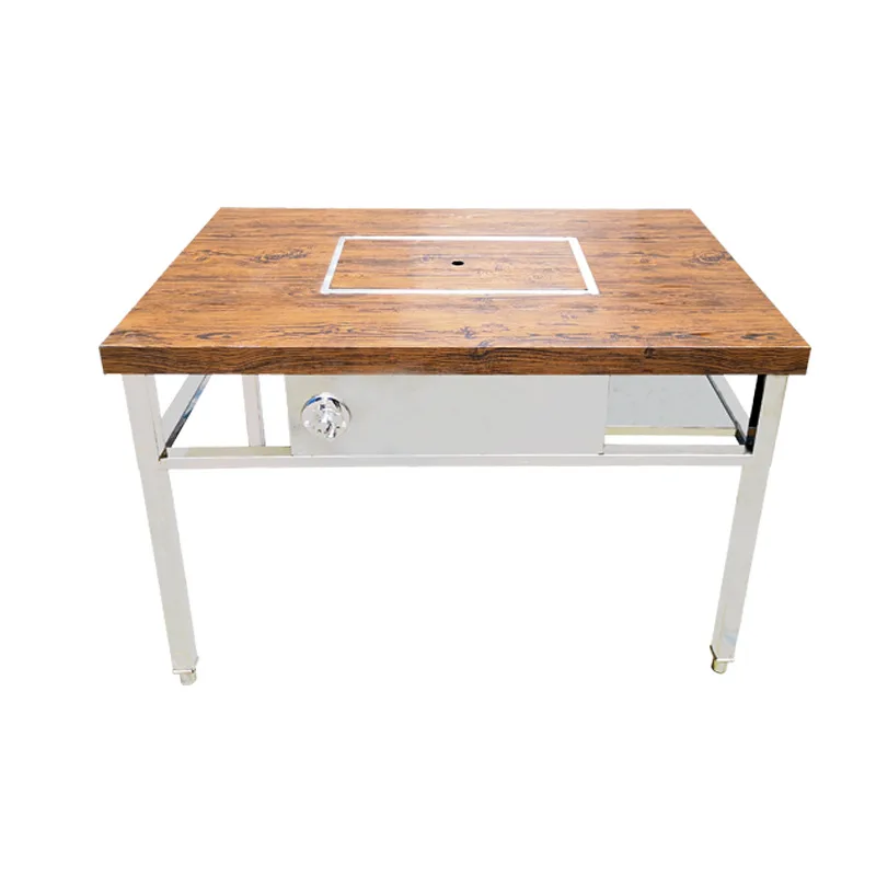 Smokeless BBQ table Stainless steel outdoor charcoal fire BBQ table Self-service courtyard grilled small tofu charcoal household
Smokeless BBQ table Stainless steel outdoor charcoal fire BBQ table Self-service courtyard grilled small tofu charcoal household