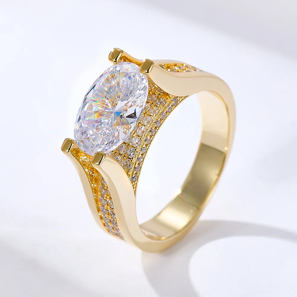 Серебро 925, 4,5 карата, овальное кольцо с цирконом 5А, высококачественная широкая версия в европейском и американском стиле, ювелирная деталь
Серебро 925, 4,5 карата, овальное кольцо с цирконом 5А, высококачественная широкая версия в европейском и американском стиле, ювелирная деталь