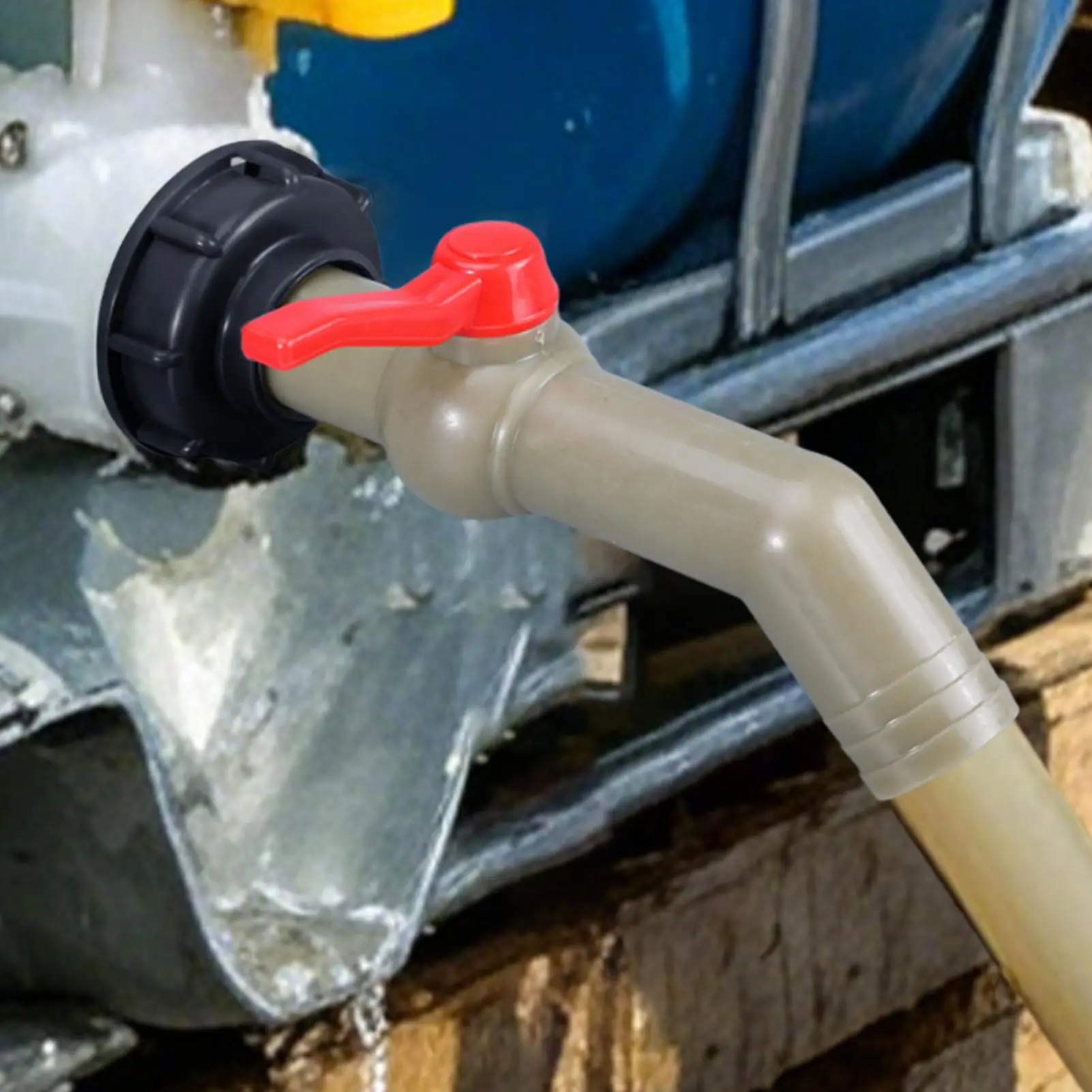 Garden Water Bucket Outlet Fitting, Sturdy Flow Control Switch, All Season Outdoor Use, Practical For Gutter Water Guide System
Garden Water Bucket Outlet Fitting, Sturdy Flow Control Switch, All Season Outdoor Use, Practical For Gutter Water Guide System