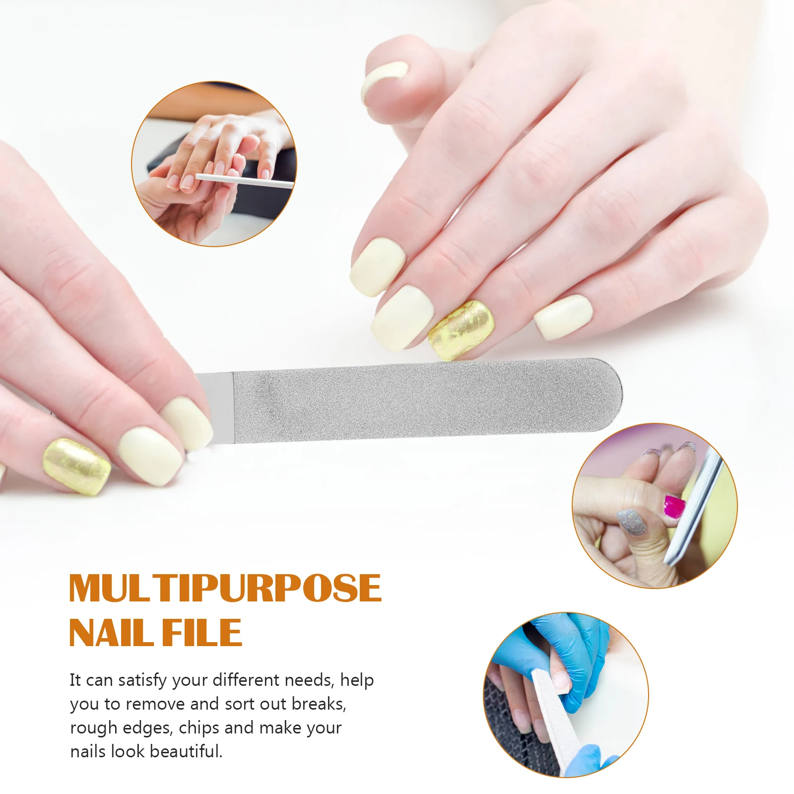 8pcs Stainless Steel Files Double Side Manicure Tools Durable Reusable Nail Care Set For Home Salon Use Nail Art Tool Set
8pcs Stainless Steel Files Double Side Manicure Tools Durable Reusable Nail Care Set For Home Salon Use Nail Art Tool Set