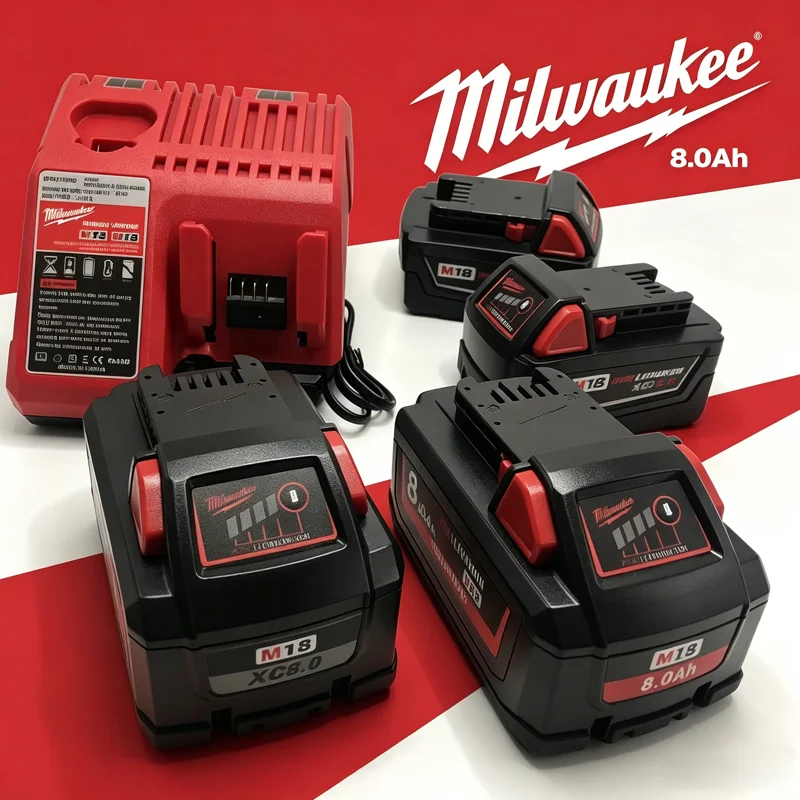 Milwaukee M18 18V 8Ah 21700 Rechargeable Lithium Ion Batteries ,Replacement Milwaukee 48-11-1815 48-11-1850 48-11-1860 Z50 Tools
Milwaukee M18 18V 8Ah 21700 Rechargeable Lithium Ion Batteries ,Replacement Milwaukee 48-11-1815 48-11-1850 48-11-1860 Z50 Tools