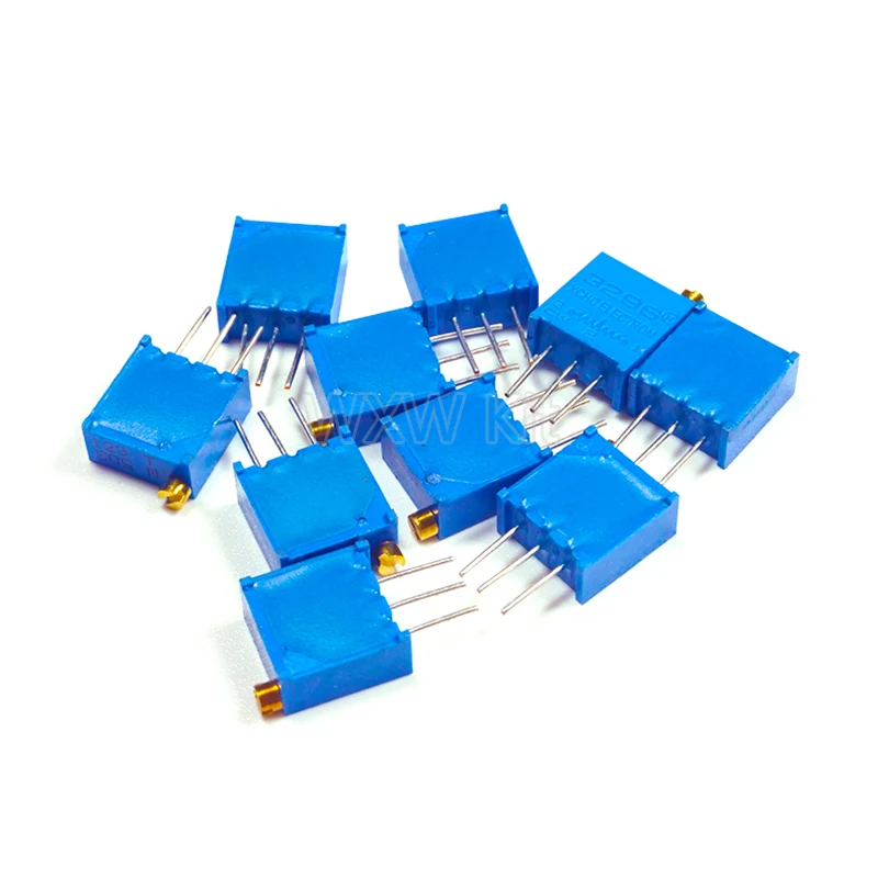 10pcs 3296W 3296 50 100 200 500 Ohm 1K 2K 5K 10K 20K 50K 100K 200K 500K 1M Ohm 103 100R 200R 500R Trimpot Trimmer Potentiometer
10pcs 3296W 3296 50 100 200 500 Ohm 1K 2K 5K 10K 20K 50K 100K 200K 500K 1M Ohm 103 100R 200R 500R Trimpot Trimmer Potentiometer