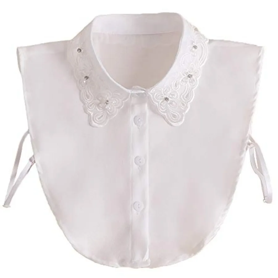 YAKEF Lady Half-Shirt Blouse Detachable Lace Chiffon Fake Collars Dicky Collar Faux Collar
YAKEF Lady Half-Shirt Blouse Detachable Lace Chiffon Fake Collars Dicky Collar Faux Collar