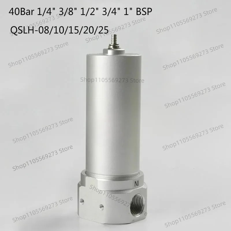 High Pressure Air Filter 40bar Pneumatic Processing Unit QSLH Series 08/10/15/20/25 Specification
High Pressure Air Filter 40bar Pneumatic Processing Unit QSLH Series 08/10/15/20/25 Specification