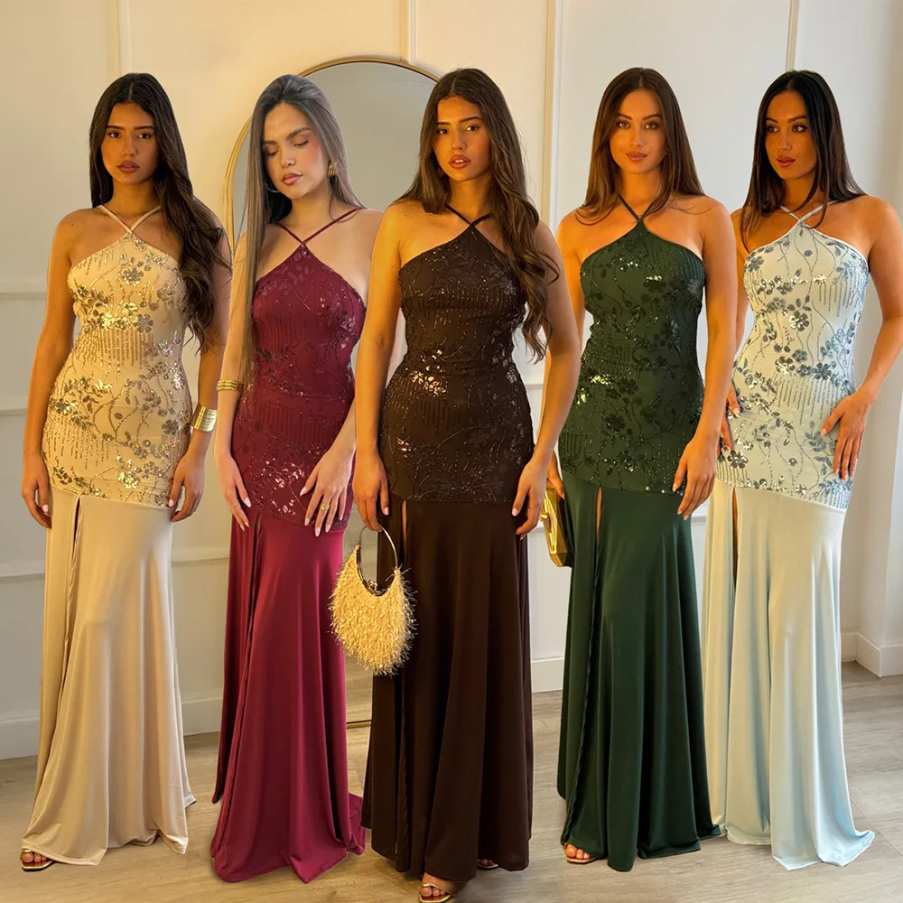 Sequin Sexy Evening Dress Party Club Dresses 2026 Women Summer Clothes Luxury Sexy Bodycon Maxi Party Club Long Floral Dress
Sequin Sexy Evening Dress Party Club Dresses 2026 Women Summer Clothes Luxury Sexy Bodycon Maxi Party Club Long Floral Dress