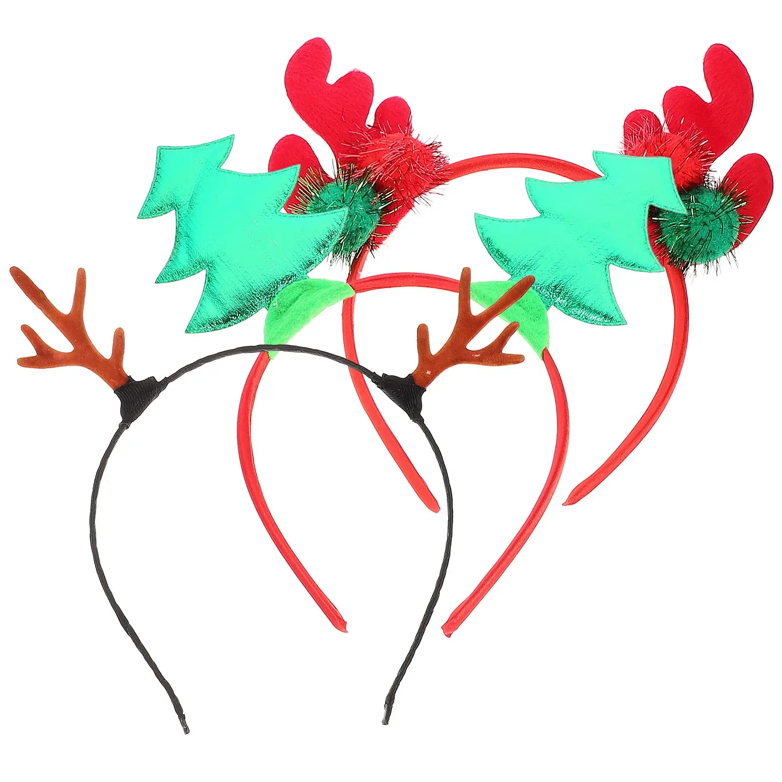 3Pcs Christmas Tree Antler Headbands Women Girls Red Green Decorative Xmas Party Accessories Hairbands Holiday Gifts Stylish
3Pcs Christmas Tree Antler Headbands Women Girls Red Green Decorative Xmas Party Accessories Hairbands Holiday Gifts Stylish