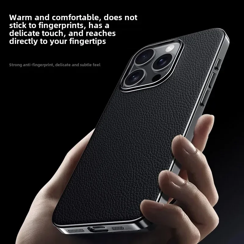 Stylish Electroplate Phone Case for IPhone 13 14 15 16 Pro Max Protective Case Luxury Leather Shockproof Plating Back Cover
Stylish Electroplate Phone Case for IPhone 13 14 15 16 Pro Max Protective Case Luxury Leather Shockproof Plating Back Cover