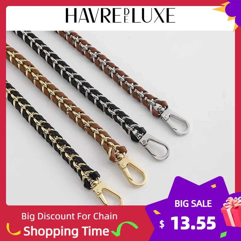 Leather Perforating Chain Accessory Bag Cross-body Chain Shoulder Bag Strap Transformation Bag Chain
Leather Perforating Chain Accessory Bag Cross-body Chain Shoulder Bag Strap Transformation Bag Chain