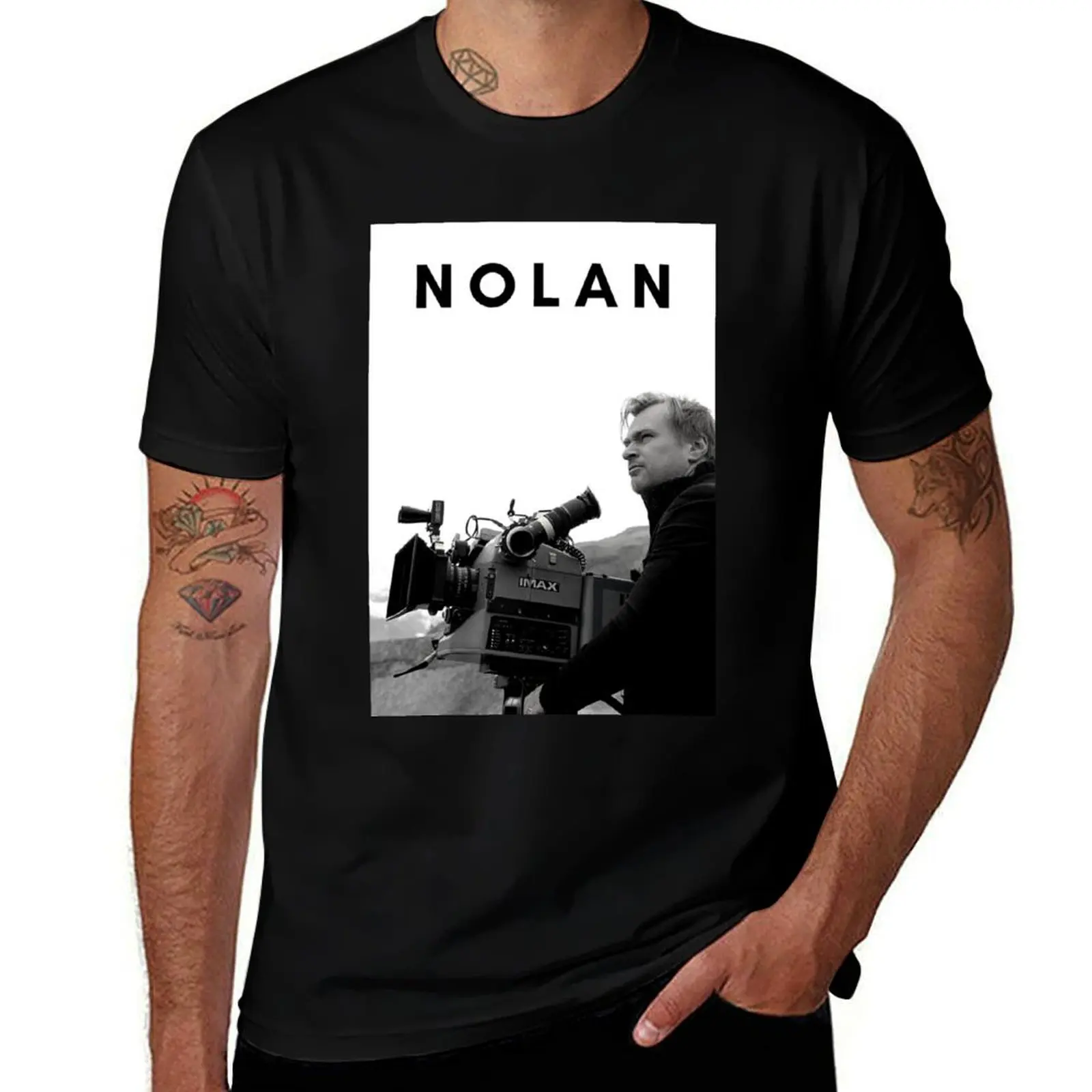 Film Director Christopher Nolan Poster T-Shirt Luxury man shirts graphic tee boys whites slim fit t shirts for men
Film Director Christopher Nolan Poster T-Shirt Luxury man shirts graphic tee boys whites slim fit t shirts for men