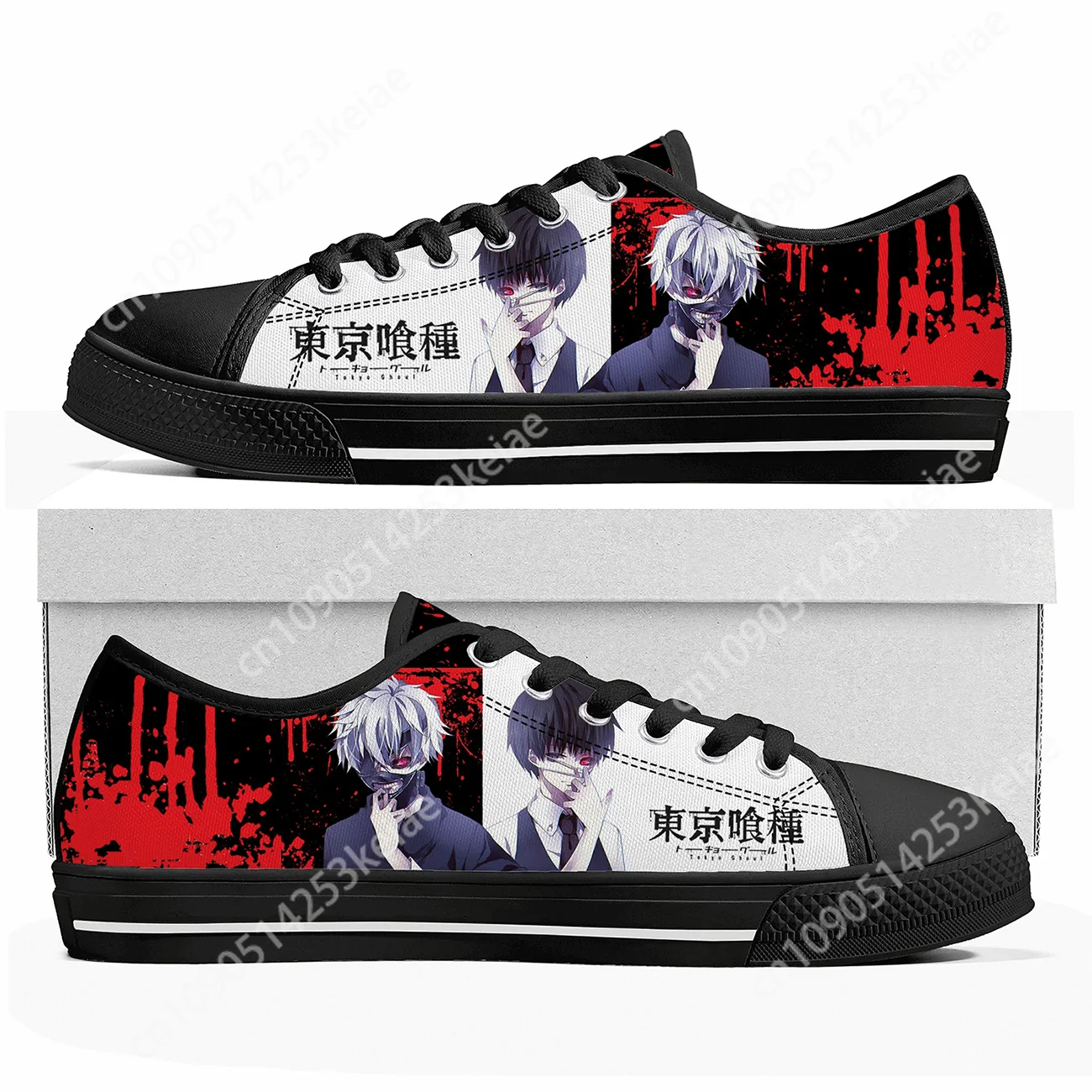 Japanese Anime Manga Ken Kaneki Tokyo Ghoul Low Top Sneakers Mens Womens Teenager Canvas Sneaker Casual Couple Shoes Custom Shoe
Japanese Anime Manga Ken Kaneki Tokyo Ghoul Low Top Sneakers Mens Womens Teenager Canvas Sneaker Casual Couple Shoes Custom Shoe