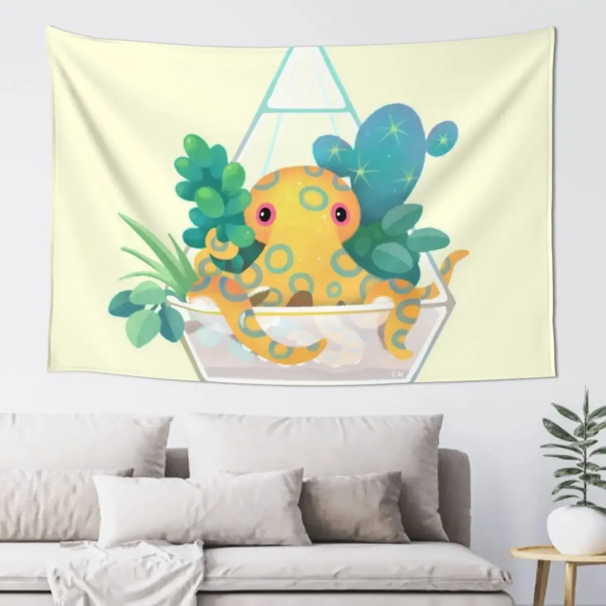 Ocean terrarium - Blue ringed octopus Tapestry Hanging Wall Decoration Home Room Decorations Aesthetics Decor For Room Tapestry
Ocean terrarium - Blue ringed octopus Tapestry Hanging Wall Decoration Home Room Decorations Aesthetics Decor For Room Tapestry