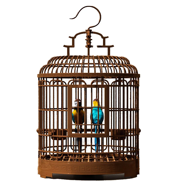 Large Bird Cage Retro Plastic Pet Carrier Home Use Portable Villa Style with Hook Easy Assembly Lightweight for Parrots Canaries
Large Bird Cage Retro Plastic Pet Carrier Home Use Portable Villa Style with Hook Easy Assembly Lightweight for Parrots Canaries