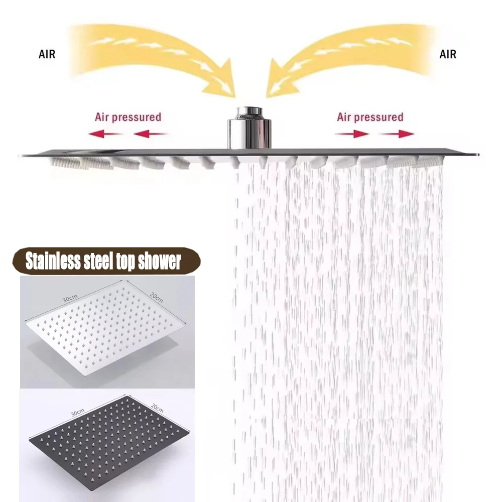 Душевая лейка из нержавеющей стали с эффектом водопада, 20/30 см, высокое давление, 8/10/12 дюймов, усиленная конструкция для повышения напора, для спа и ванной комнаты
Душевая лейка из нержавеющей стали с эффектом водопада, 20/30 см, высокое давление, 8/10/12 дюймов, усиленная конструкция для повышения напора, для спа и ванной комнаты