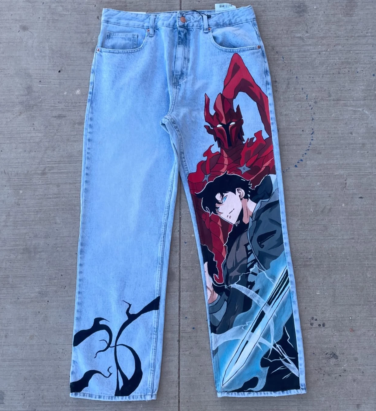 Harajuku Anime Print Trouser Y2k Jeans for Men Baggy Jean Solo Leveling Popular Streetwear Wide Leg Women High Waist Pants
Harajuku Anime Print Trouser Y2k Jeans for Men Baggy Jean Solo Leveling Popular Streetwear Wide Leg Women High Waist Pants