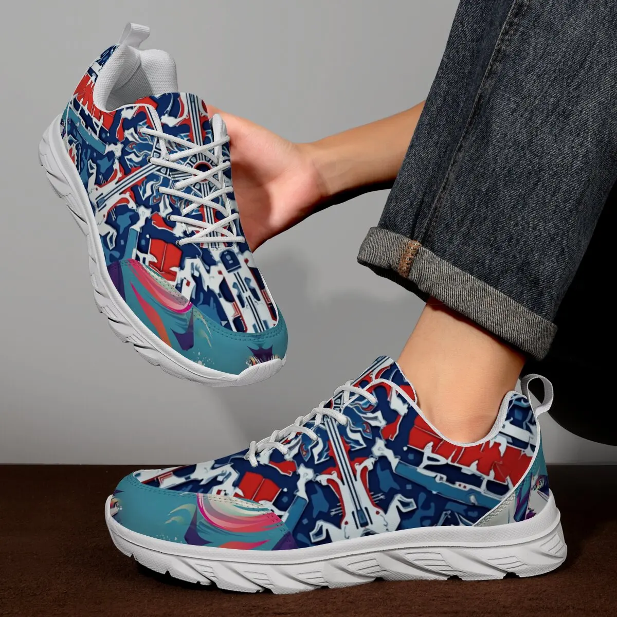 Летняя повседневная обувь на плоской подошве, двухцветная мягкая подошва с круглым носком, легкая дышащая спортивная обувь большого размера с цветными блоками
Летняя повседневная обувь на плоской подошве, двухцветная мягкая подошва с круглым носком, легкая дышащая спортивная обувь большого размера с цветными блоками