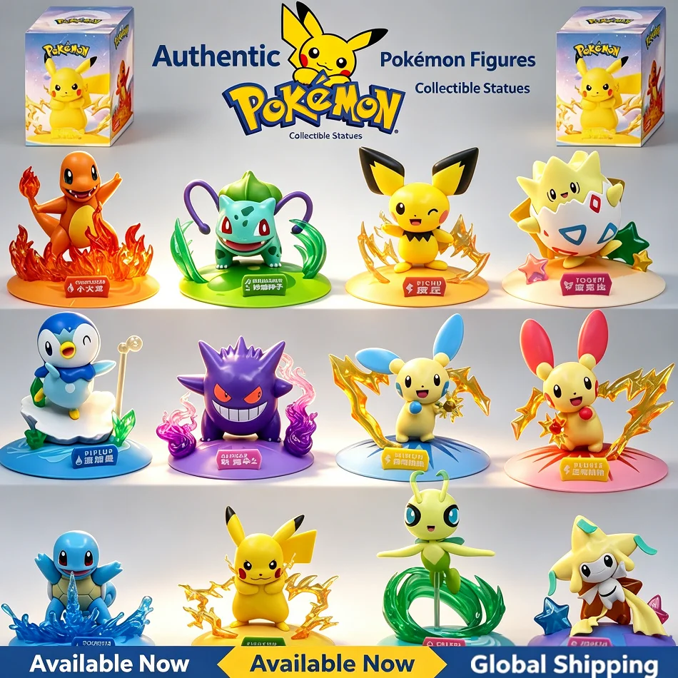 12 style Pok é mon Action Dolls Pikachu Blind Box Anime Model Statue Desktop Decorations Pok é mon Collection Toys Birthday Gift
12 style Pok é mon Action Dolls Pikachu Blind Box Anime Model Statue Desktop Decorations Pok é mon Collection Toys Birthday Gift