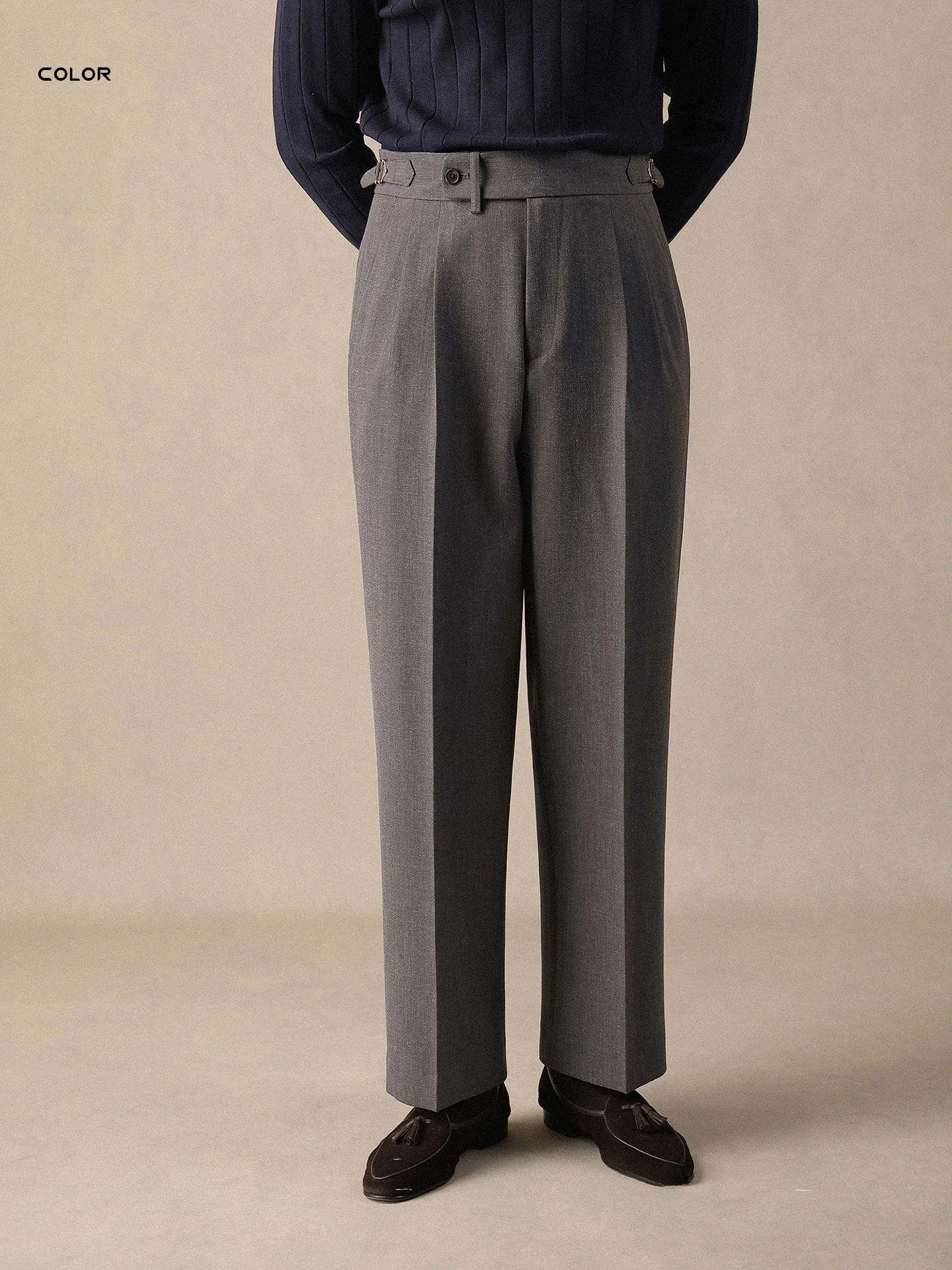 Мужские брюки с высокой талией, повседневные, деловые, с пуговицами, прямого кроя, не требующие глажки, из смесового полиэстера, осень-зима
Мужские брюки с высокой талией, повседневные, деловые, с пуговицами, прямого кроя, не требующие глажки, из смесового полиэстера, осень-зима