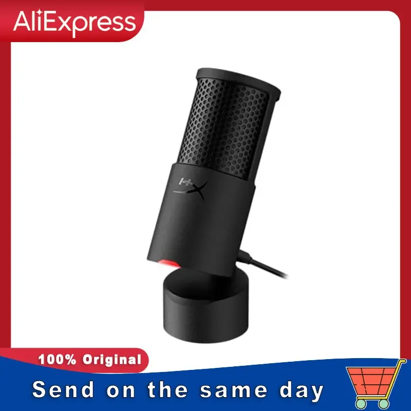 Игровой микрофон HYPERX SoloCast 2 с функцией отключения звука одной кнопкой, подключением Plug and Play и регулировкой звука через HyperX NGENUITY
Игровой микрофон HYPERX SoloCast 2 с функцией отключения звука одной кнопкой, подключением Plug and Play и регулировкой звука через HyperX NGENUITY
