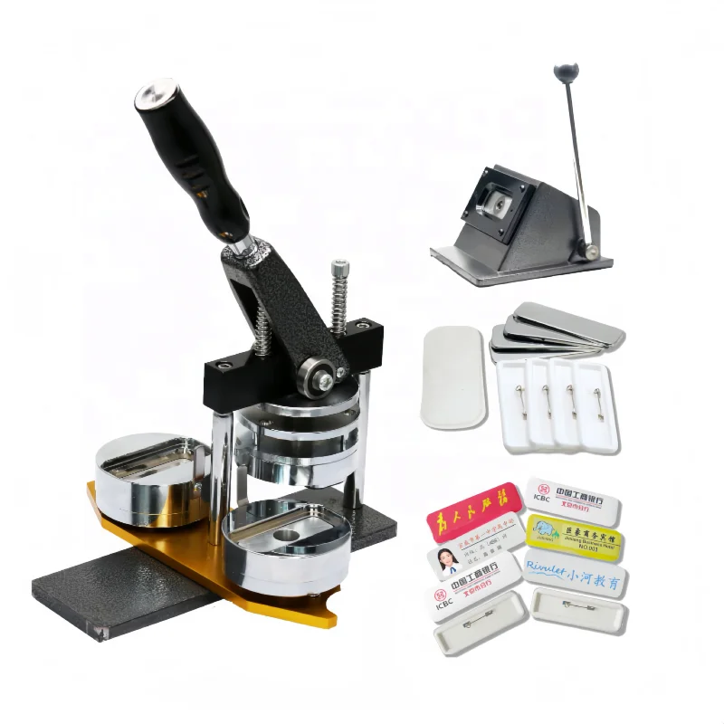 Hot Rectangular 68*24mm Famous Brand Button Badge Making Machine DIY Button Making Machine
Hot Rectangular 68*24mm Famous Brand Button Badge Making Machine DIY Button Making Machine