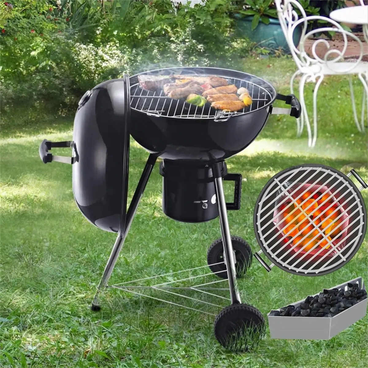 Корзина для угля ABPP Держатель для угля из нержавеющей стали, контейнер для угольного угля Контурные корзины для гриля для брикета из углерода (2 шт.)
Корзина для угля ABPP Держатель для угля из нержавеющей стали, контейнер для угольного угля Контурные корзины для гриля для брикета из углерода (2 шт.)