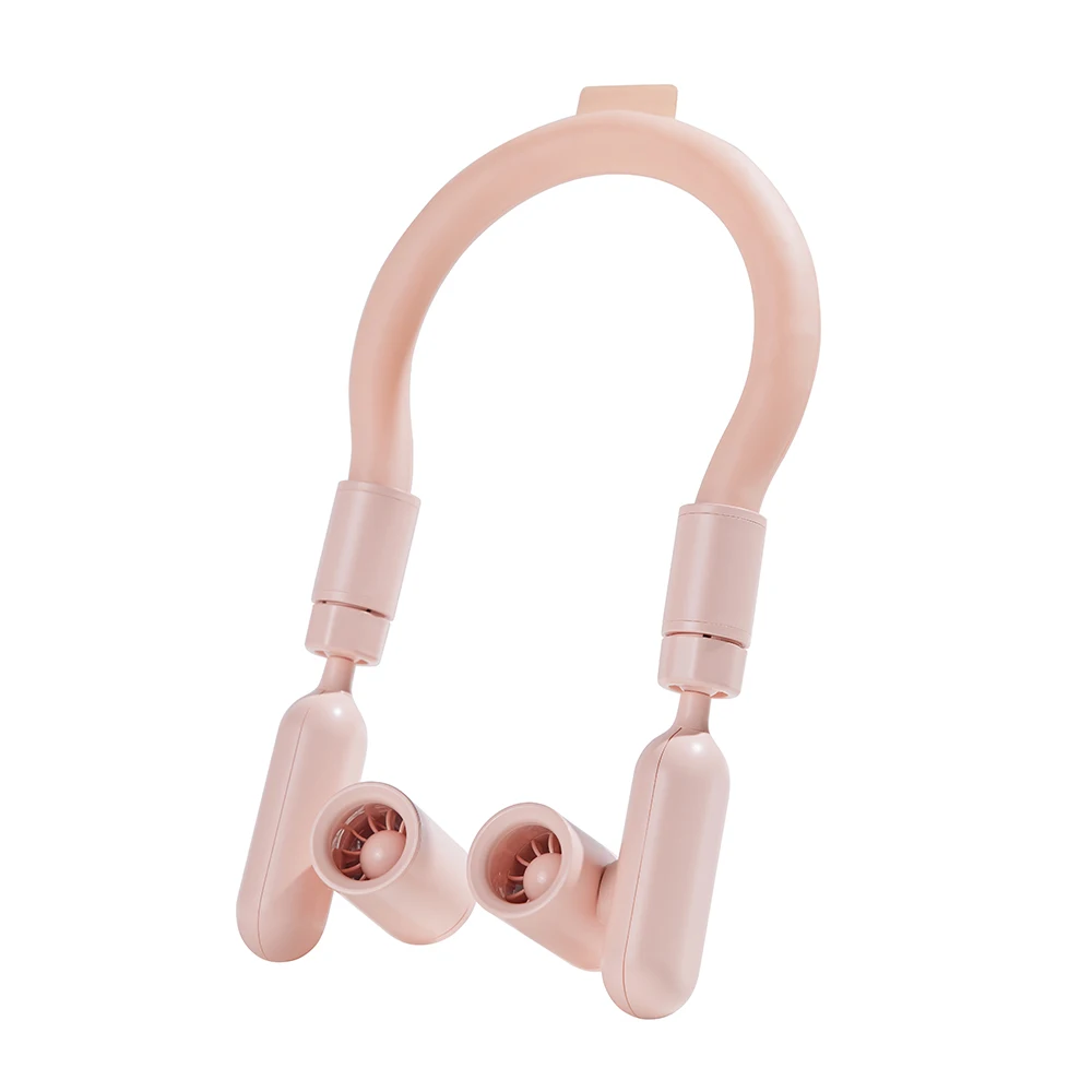New Arrivals Portable Rechargeable Cooling Hanging Neck Fan Custom Logo Bladeless Around the Neck Fan for Summer Travel
New Arrivals Portable Rechargeable Cooling Hanging Neck Fan Custom Logo Bladeless Around the Neck Fan for Summer Travel