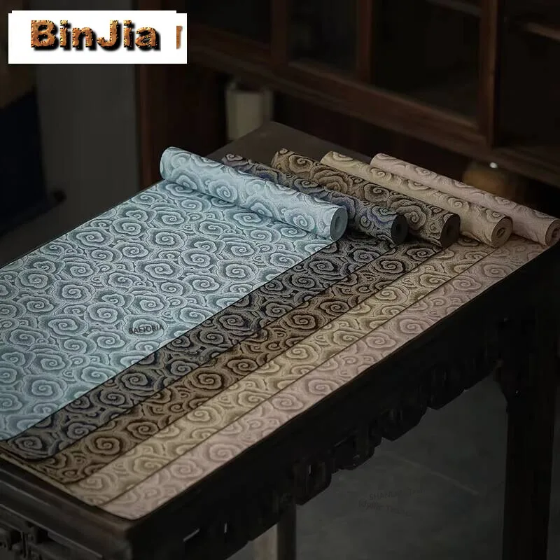 Brocade Auspicious Clouds Handmade Tea Household Thick Waterproof Tea Flag Antique Drink Coaster Dinner Table Cloth Mat Crafts
Brocade Auspicious Clouds Handmade Tea Household Thick Waterproof Tea Flag Antique Drink Coaster Dinner Table Cloth Mat Crafts