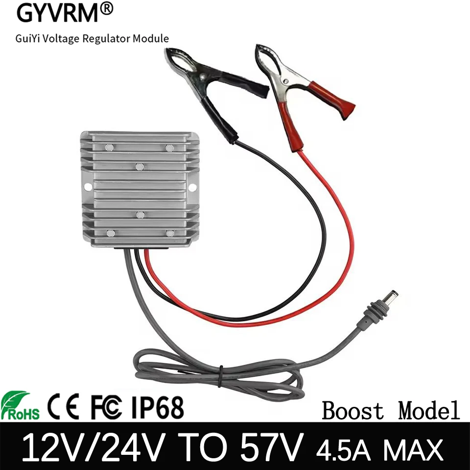 Cable de alimentación elevador, convertidor de corriente CC de 12V/24V a 57V4.5A para Starlink para Cable de alimentación conver
Cable de alimentación elevador, convertidor de corriente CC de 12V/24V a 57V4.5A para Starlink para Cable de alimentación conver