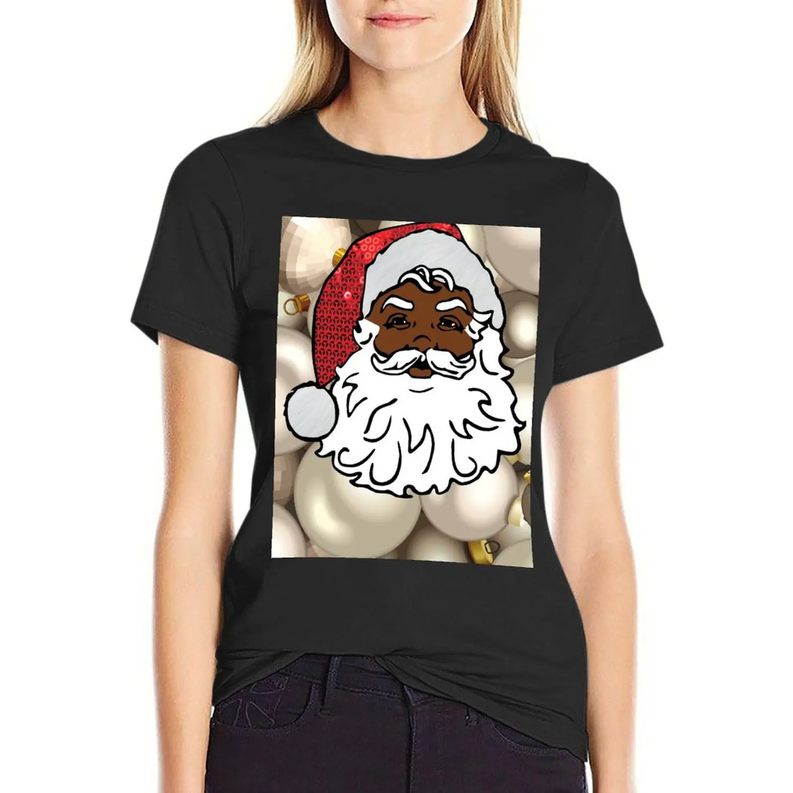 african santa claus T-Shirt hippie clothes blacks shirts graphic tees black t shirts for Women
african santa claus T-Shirt hippie clothes blacks shirts graphic tees black t shirts for Women