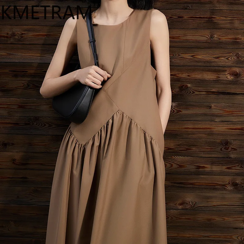 KMETRAM Fashion Tank Dress Woman Solid Long Dresses for Woman Clothing High Quality Summer New in Dresses 2025 Vestidos Mujer
KMETRAM Fashion Tank Dress Woman Solid Long Dresses for Woman Clothing High Quality Summer New in Dresses 2025 Vestidos Mujer