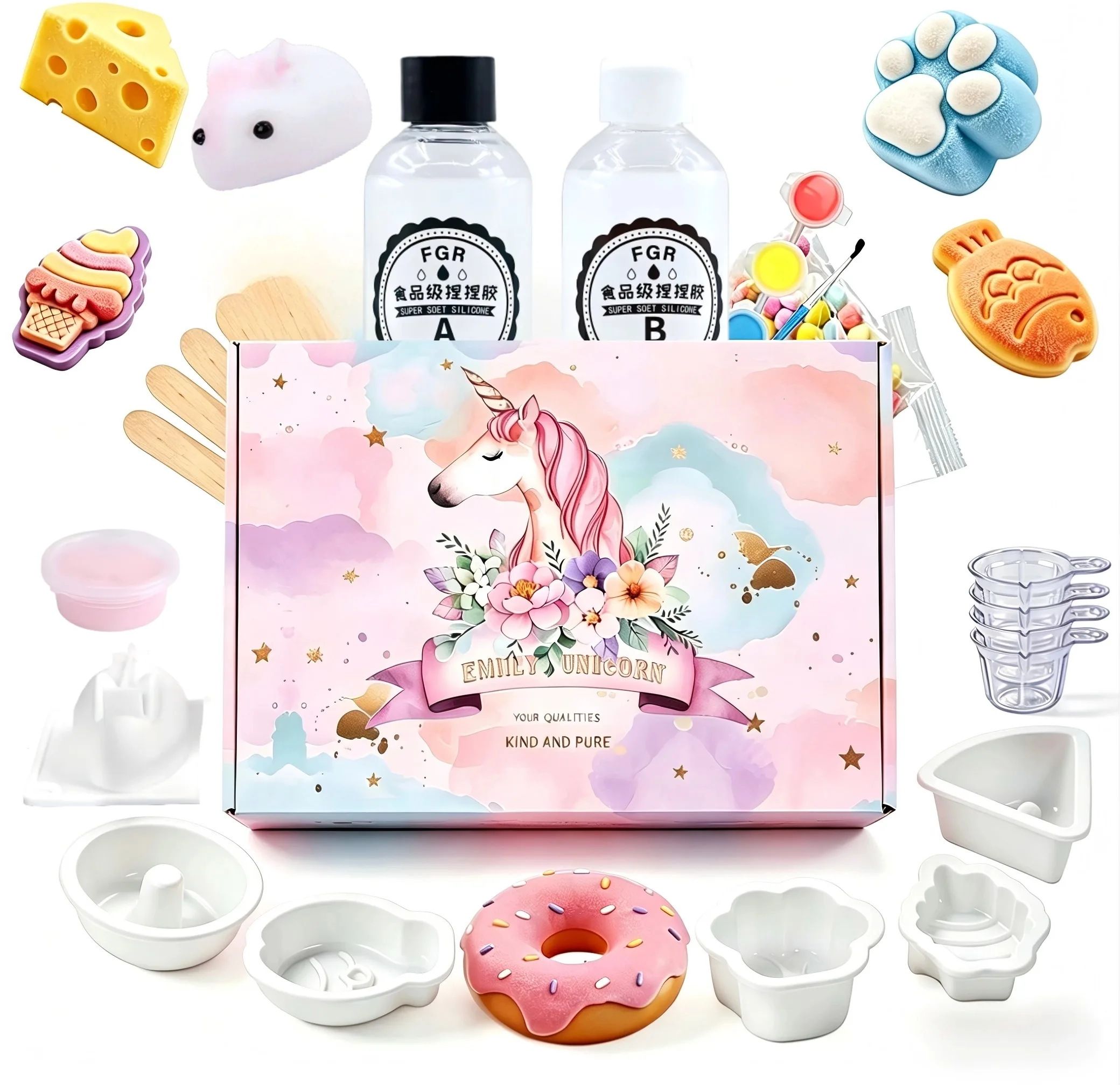 Taba Squishy Maker Kit DIY Craft Set Rabbit Cat Paw Ice Cream Silicone Molds Handmade Squishy Making Kit Creative Gift for Kids
Taba Squishy Maker Kit DIY Craft Set Rabbit Cat Paw Ice Cream Silicone Molds Handmade Squishy Making Kit Creative Gift for Kids