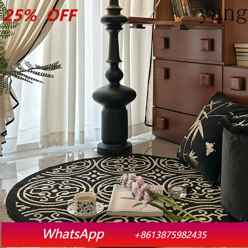 LTT round carpet home antique soft bedroom living room cloakroom imitation wool floor mat
LTT round carpet home antique soft bedroom living room cloakroom imitation wool floor mat